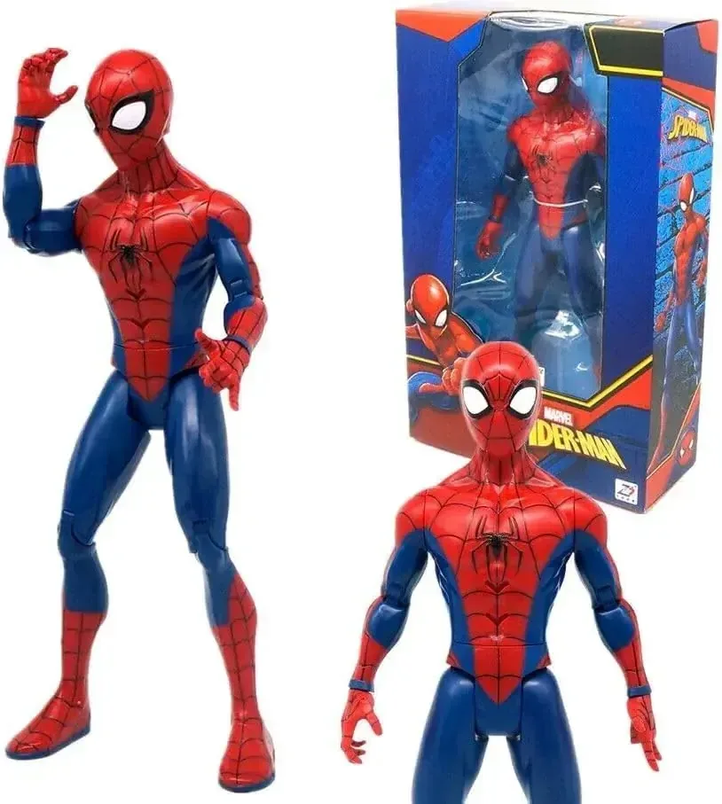 Zdtoys Spider-Man Classic 14-Inch Posing Action Figure ABS PVC