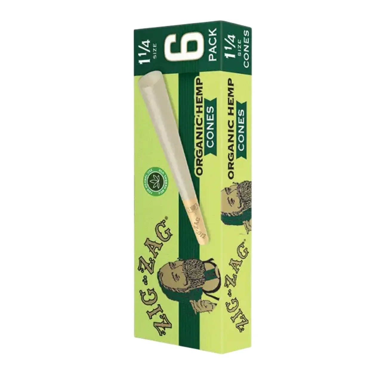 Zig Zag 1-1/4 Cones Pack of 1 | 6 COUNT