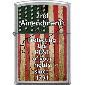 Zippo Lighter - 2nd Amendment: Protect Your Rights