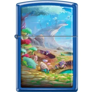 Zippo Lighter - Alien Landscape