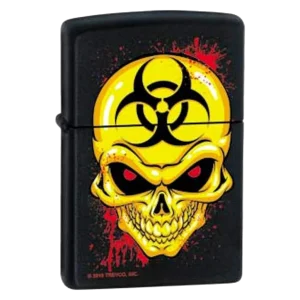 Zippo Lighter - Biohazard Skull
