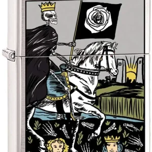 Zippo Lighter - Tarot Deck Card Thirteen Psychic Mystic