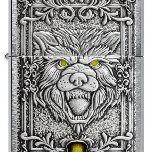 Zippo Lighter - Wolf Emblem
