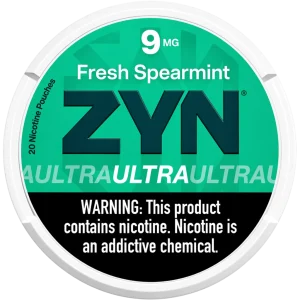 ZYN Ultra Fresh Spearmint Nicotine Pouches (5 Pack)