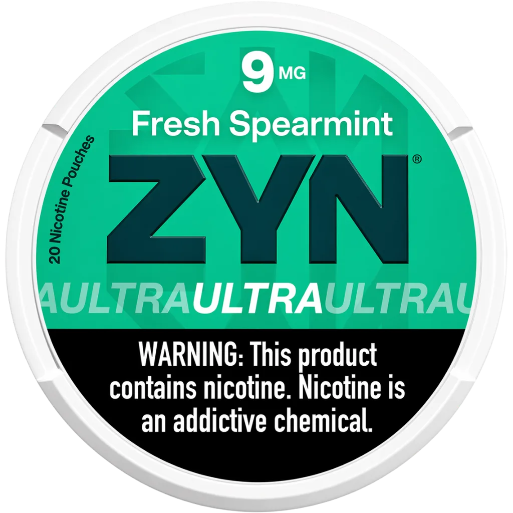 ZYN Ultra Fresh Spearmint Nicotine Pouches (5 Pack)