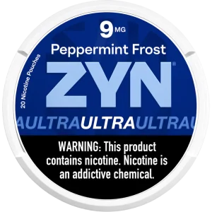 ZYN Ultra Peppermint Frost Nicotine Pouches (5 Pack)