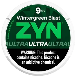ZYN Ultra Wintergreen Blast Nicotine Pouches (5 Pack)