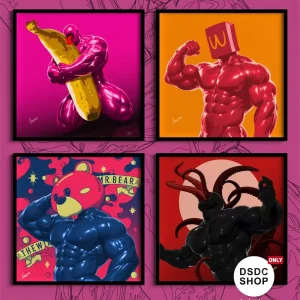 【Merchandise Pre-sale ONLY】 GROTESQUE TETRALOGY-KINKY GALLERY -Fine Art Print-Studio BS-DSDC SHOP